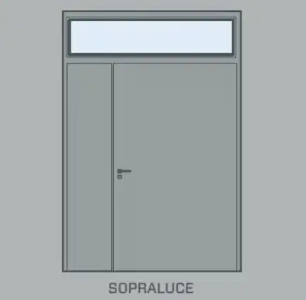 sopraluce asimmetrico